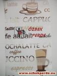 Cappuccino Baskılı Zebra Perde  